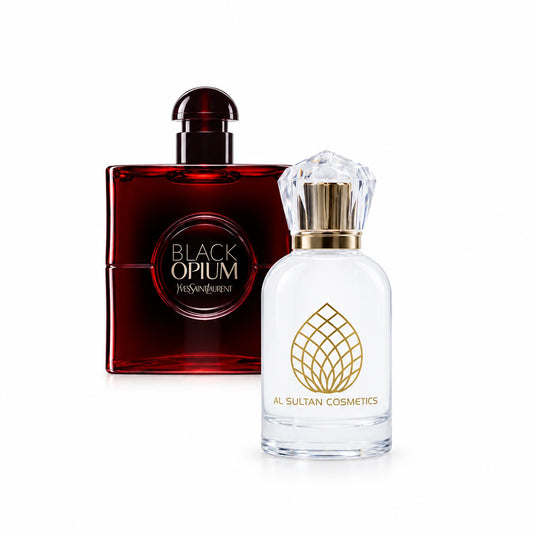 Black Opium Over Red Yves Saint Laurent fragrance bottle