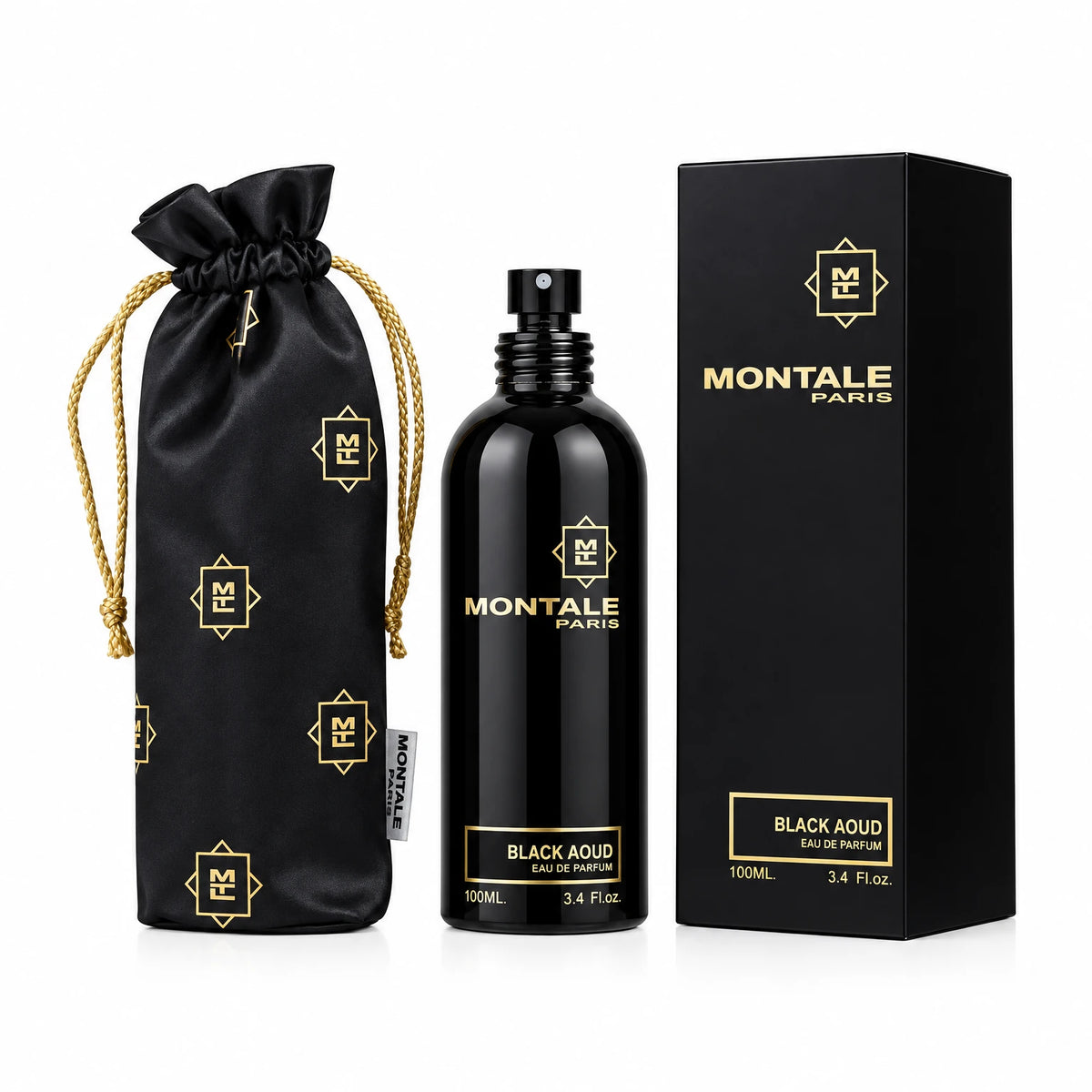 Black Aoud original perfume bottle