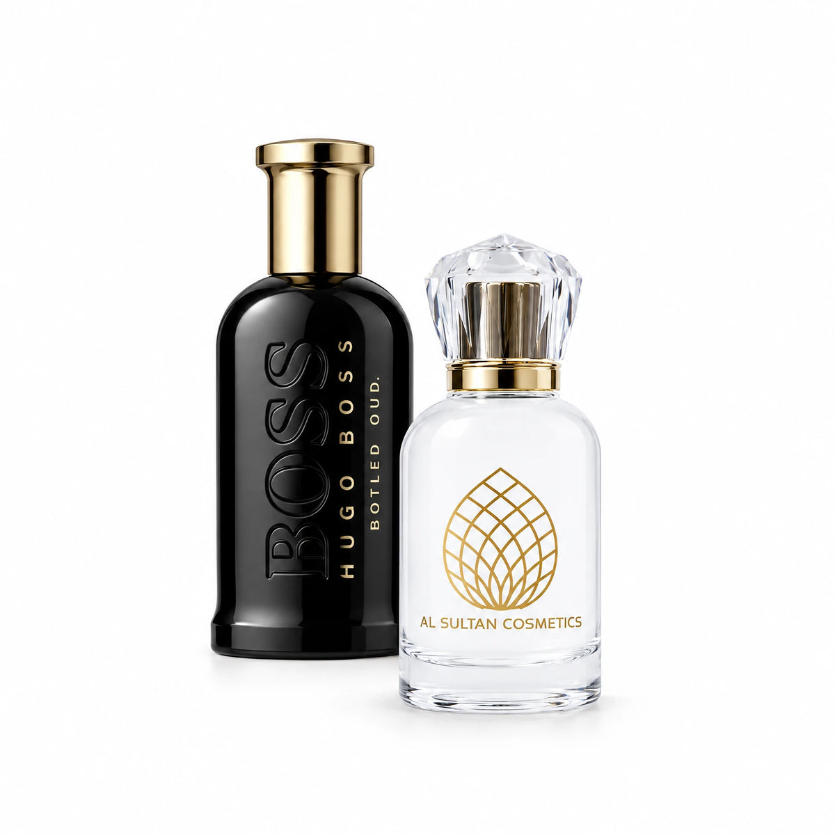 Bottled Oud Hugo Boss fragrance bottle