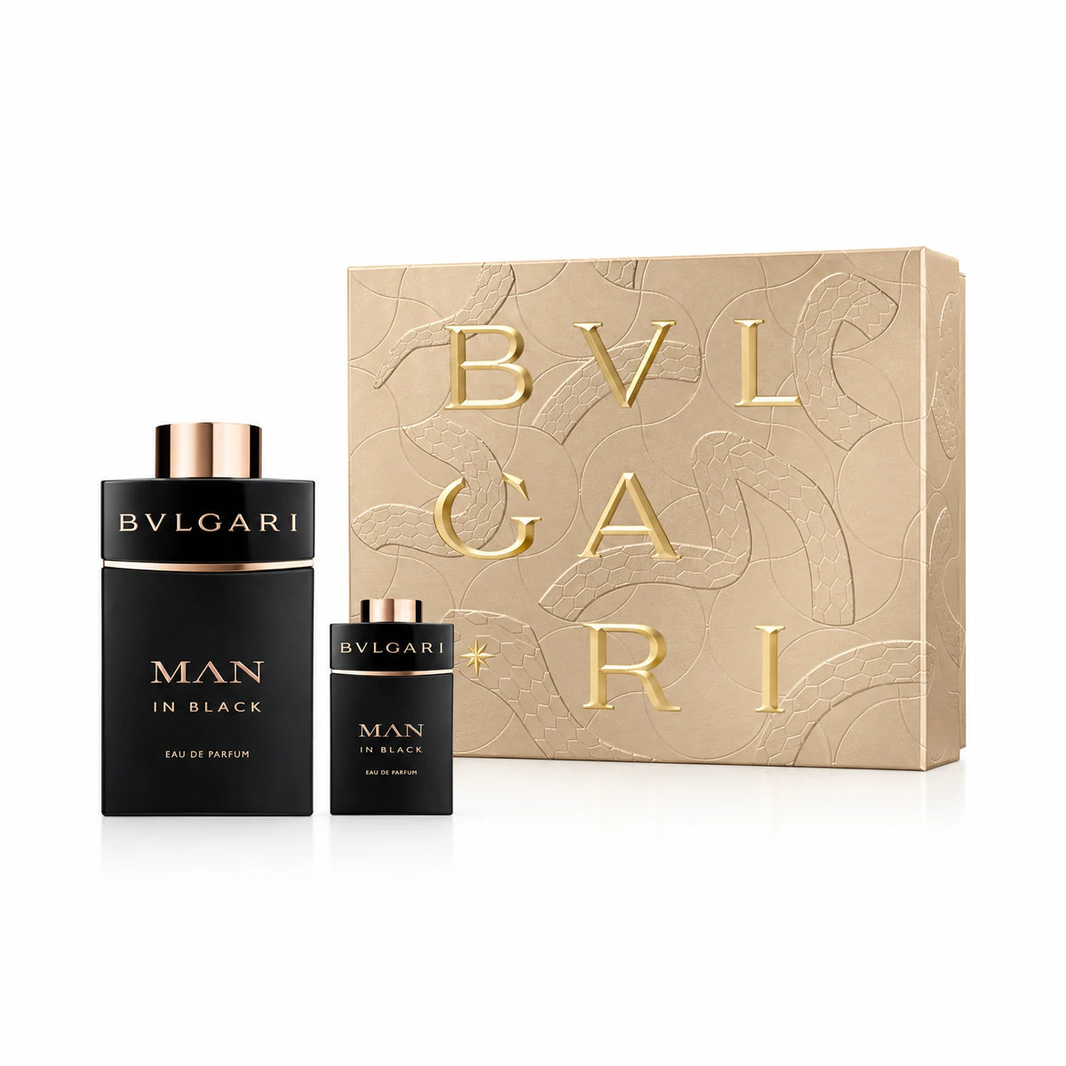 BVLGARI SET MAN IN BLACK (100ML EDP+15ML)