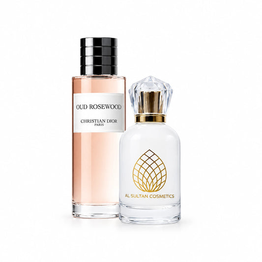 Oud Rosewood fragrance bottle