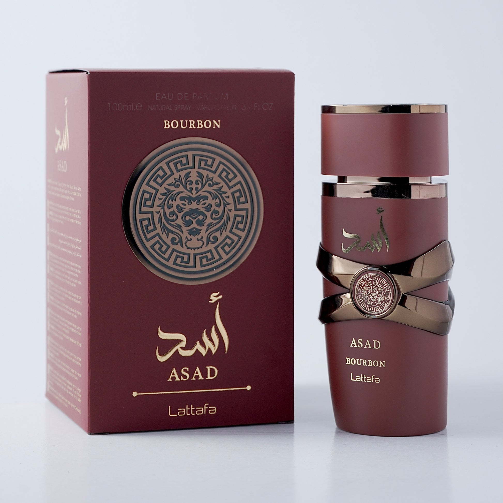 Asad Bourbon fragrance bottle