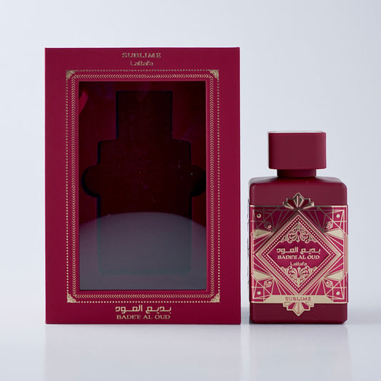 Badee Al Oud Sublime by Lattafa perfume bottle