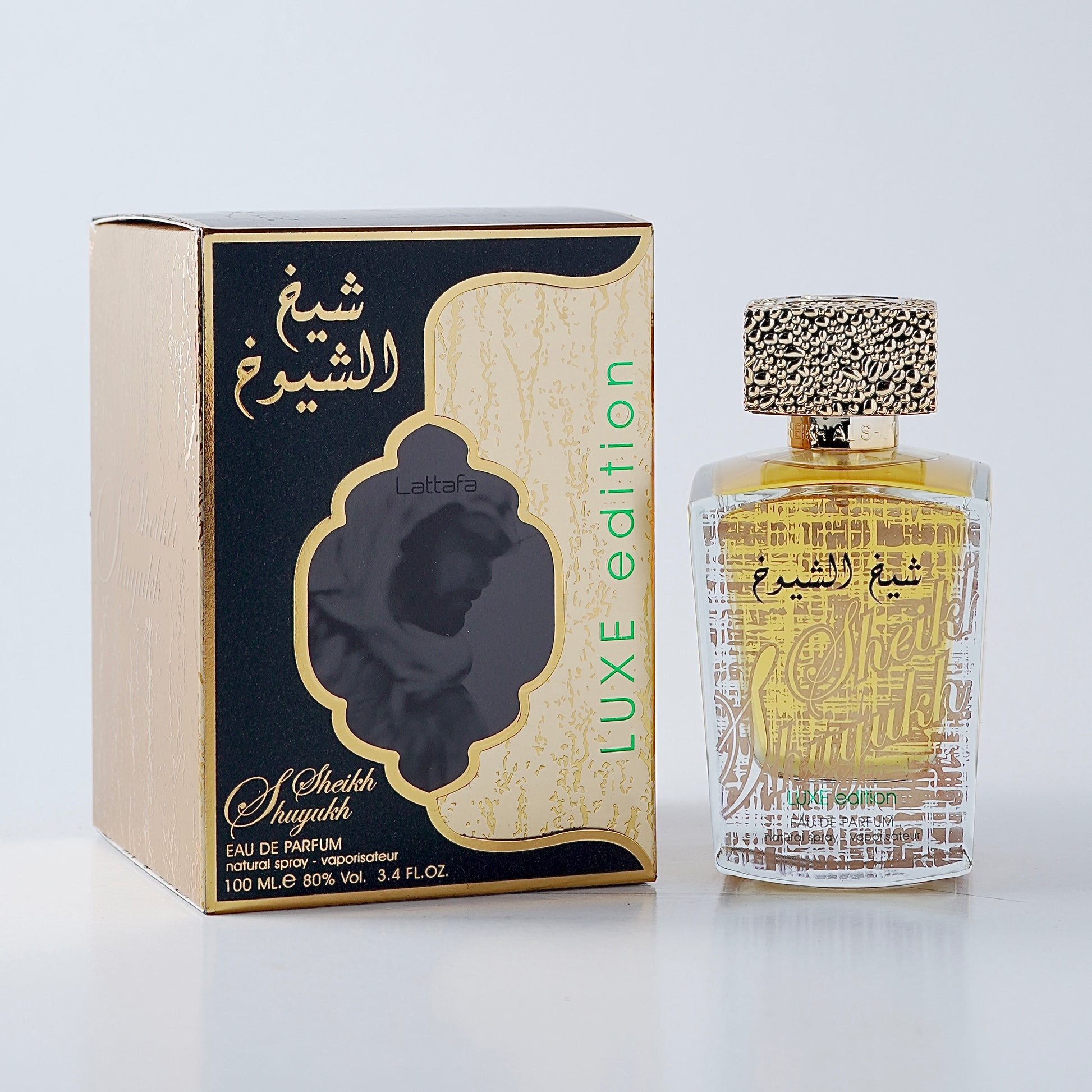 Sheikh Al Shuyukh Luxe Edition Lattafa fragrance bottle