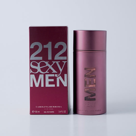 Carolina Herrera 212 Sexy Men Red original perfume bottle