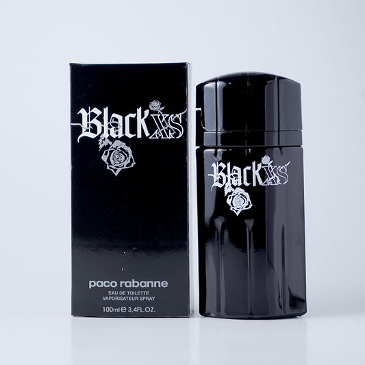 Black Xs Paco Rabanne fragrance bottle