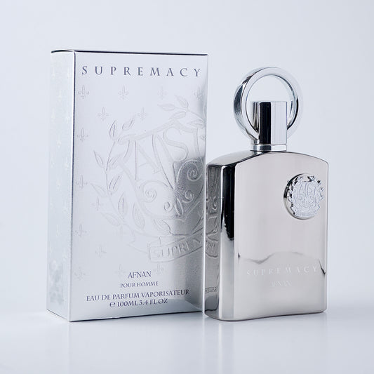 Supremacy Silver Afnan fragrance bottle