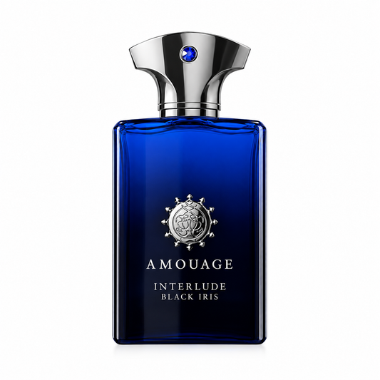 Interlude Black Iris original perfume bottle