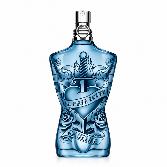 le Male Lover by Jean Paul Gaultier perfume bottle