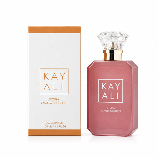 Utopia Vanilla Coco 21 by Kayali perfume bottle