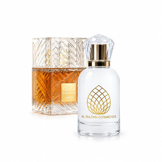 Khamrah Lattafa fragrance bottle