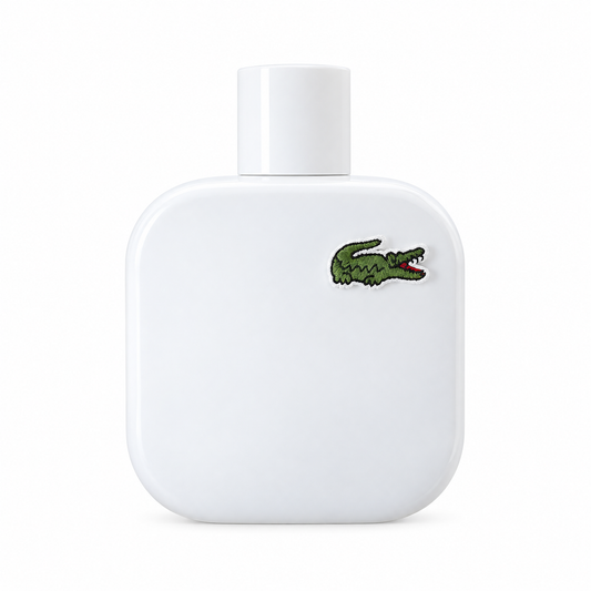 Eau de Lacoste L.12.12 Blanc (white by Lacoste perfume bottle