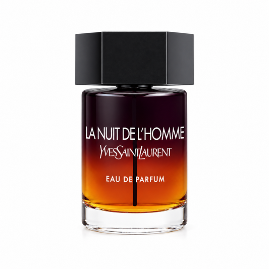 la Nuit de L'homme Eau de Parfum by Yves Saint Laurent perfume bottle