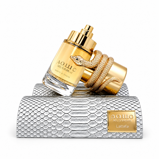 LATAFA MUSAMAM WHITE perfume bottle – Fresh|Woody|Amber