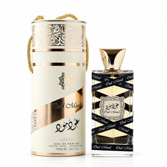 Oud Mood fragrance bottle