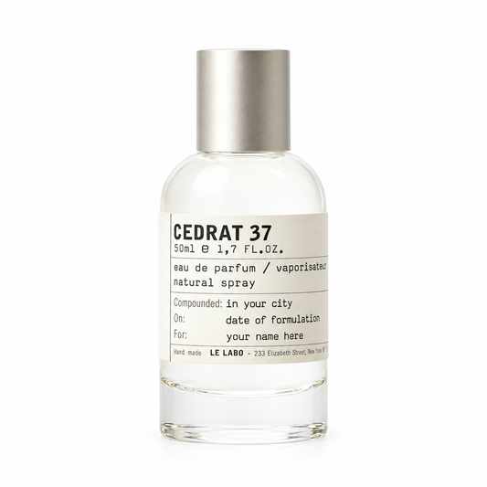 Cedrat 37 original perfume bottle