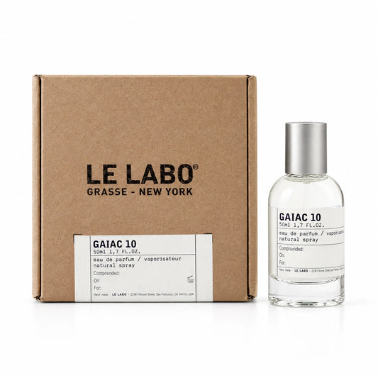 Gaiac 10 original perfume bottle