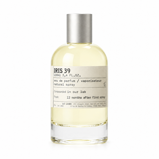 Iris 39 fragrance bottle