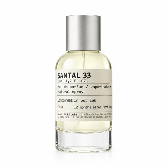 Santal 33 by le Labo perfume bottle