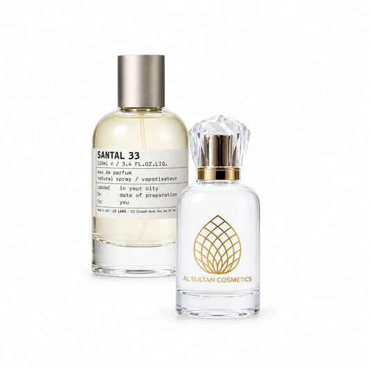 Santal 33 luxury perfume by le Labo