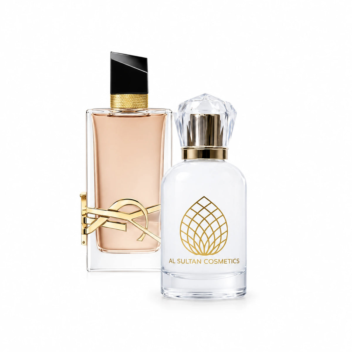 Libre Flowers & Flames by Yves Saint Laurent perfume bottle