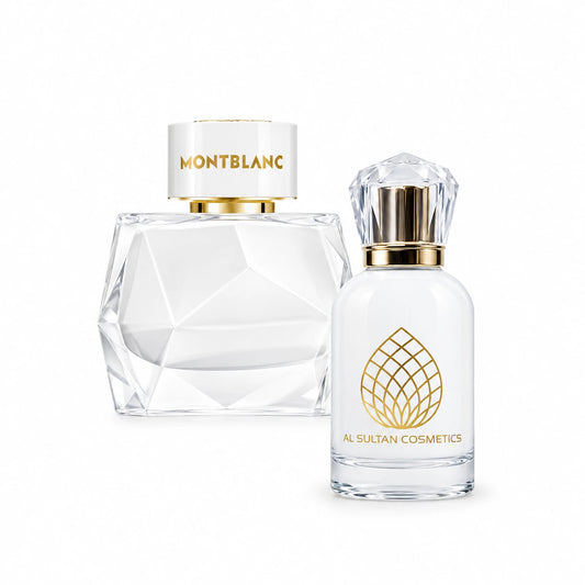 Signature Montblanc fragrance bottle