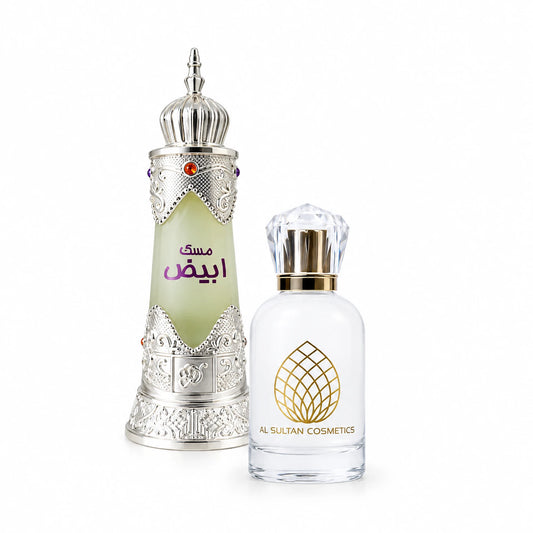 Musk Abyad original perfume bottle