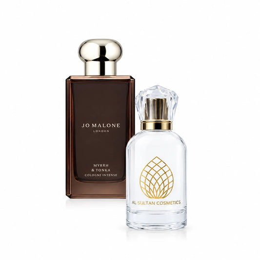Myrrh & Tonka fragrance bottle