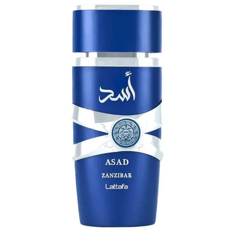 Asad Blue fragrance bottle