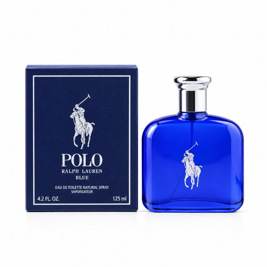 Polo Blue Ralph Lauren fragrance bottle