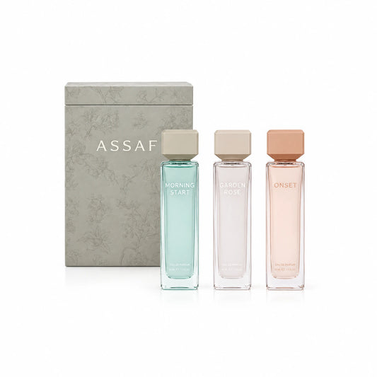 Set Assaf Morning collection perfume bottle – Floral|Fresh|Gourmand