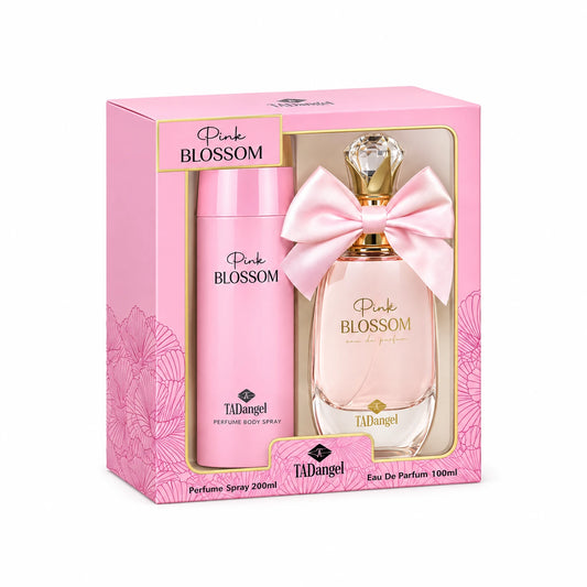 SET TAD ANGEL PINK BLOSSOM (100ML EDP+DEO SPRAY 200ML)