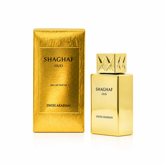 Shagaf Oud Gold original perfume bottle
