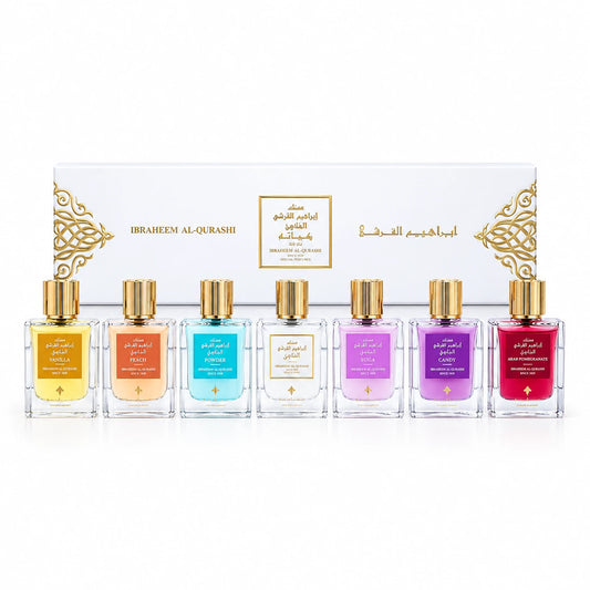 Ibrahim Al Qurashi Special Musk Collection – 7 Pieces Gift Set