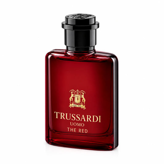 Red luxury perfume by Trussardi