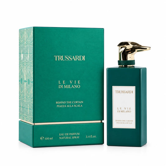 Behind the Curtain Piazza Alla Scala luxury perfume by Trussardi