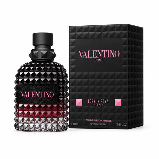 Uomo Born In Roma Intense Valentino fragrance bottle