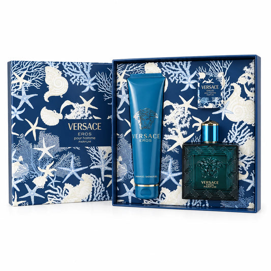 VERSACE SET EROS POUR HOMME (100ML PARFUM+BSG50+5ML PARFUM)