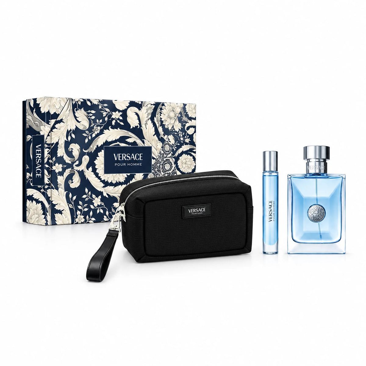 VERSACE SET POUR HOMME (100ML EDT 10ML+100ML EDT+WGP)