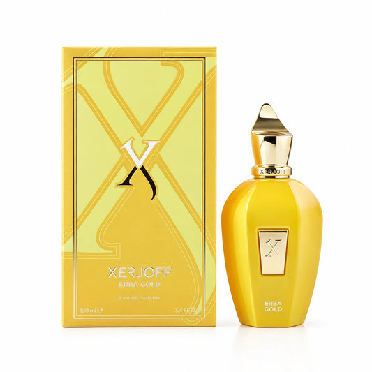 Erba Gold Xerjoff fragrance bottle